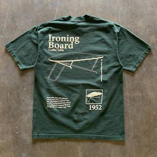 街头复古oldschool印花半袖 透气正肩版 T恤 220G 王有病工作室