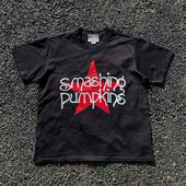 王有病工作室 T恤 pumpkins碎南瓜乐队短袖 重磅260G Smashing