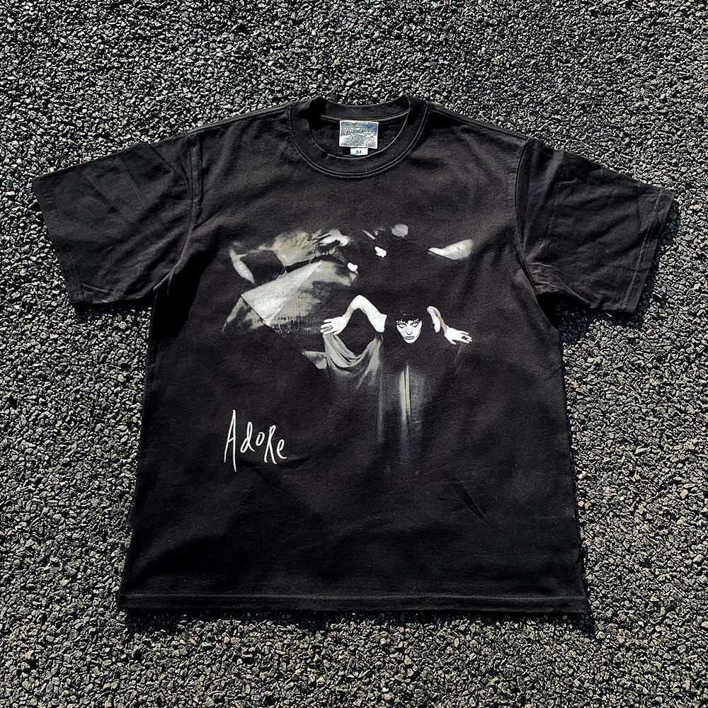 thumbnail for Wang Youzhi Studio Heavy 260G! Smash pumpkin rock band T-shirt couple short-sleeved t-shirt
