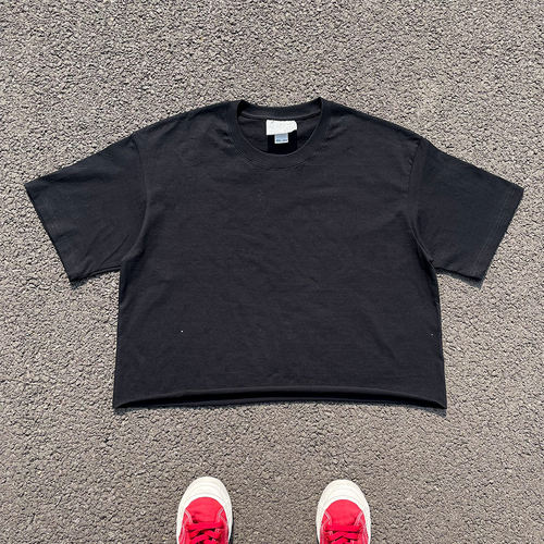 王有病工作室 重磅260G！短款tee！纯色实拍夏季短袖T恤T-shirt