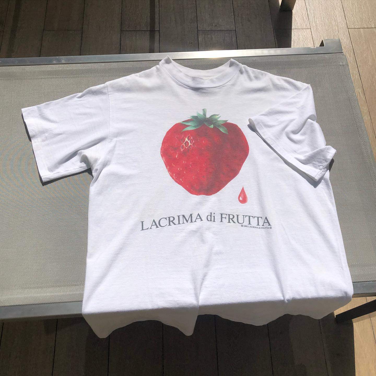 王有病工作室 水果主题清新治愈甜妹草莓设计下衣失踪穿搭短袖T恤