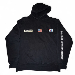 清仓款！450G美棉重磅 oldschool美式复古慵懒风中码连帽卫衣情侣