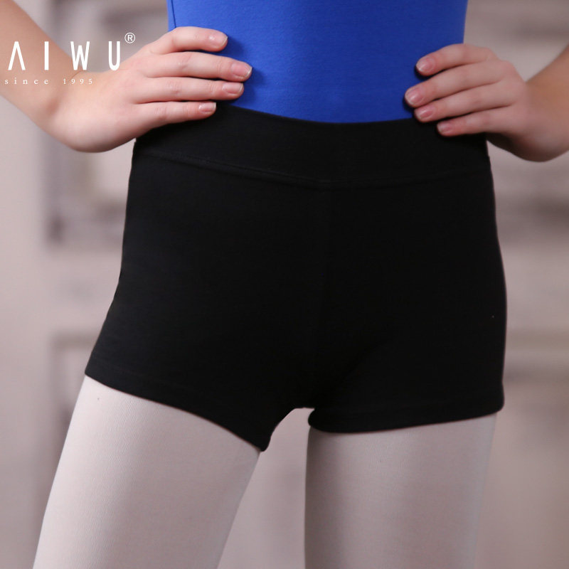 柏屋舞蹈裤儿童女三分裤跳舞练功裤训练裤芭蕾舞打底裤122222001