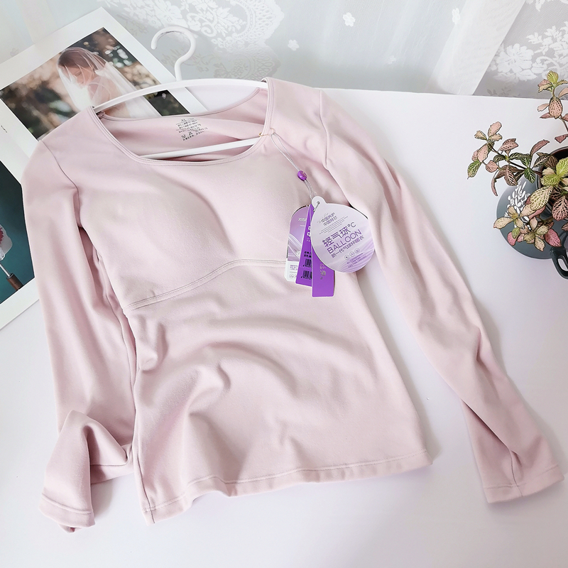 2025秋冬季热暖衣免穿文胸带胸垫