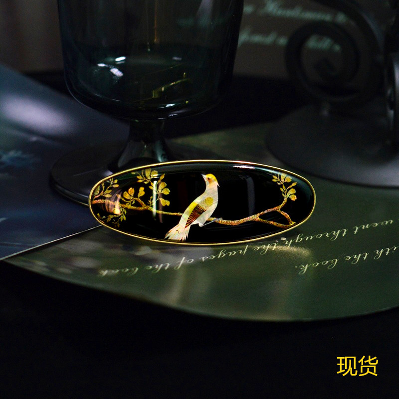 螺钿刘海夹侧边夹顶夹 可订做图其它饰品定制