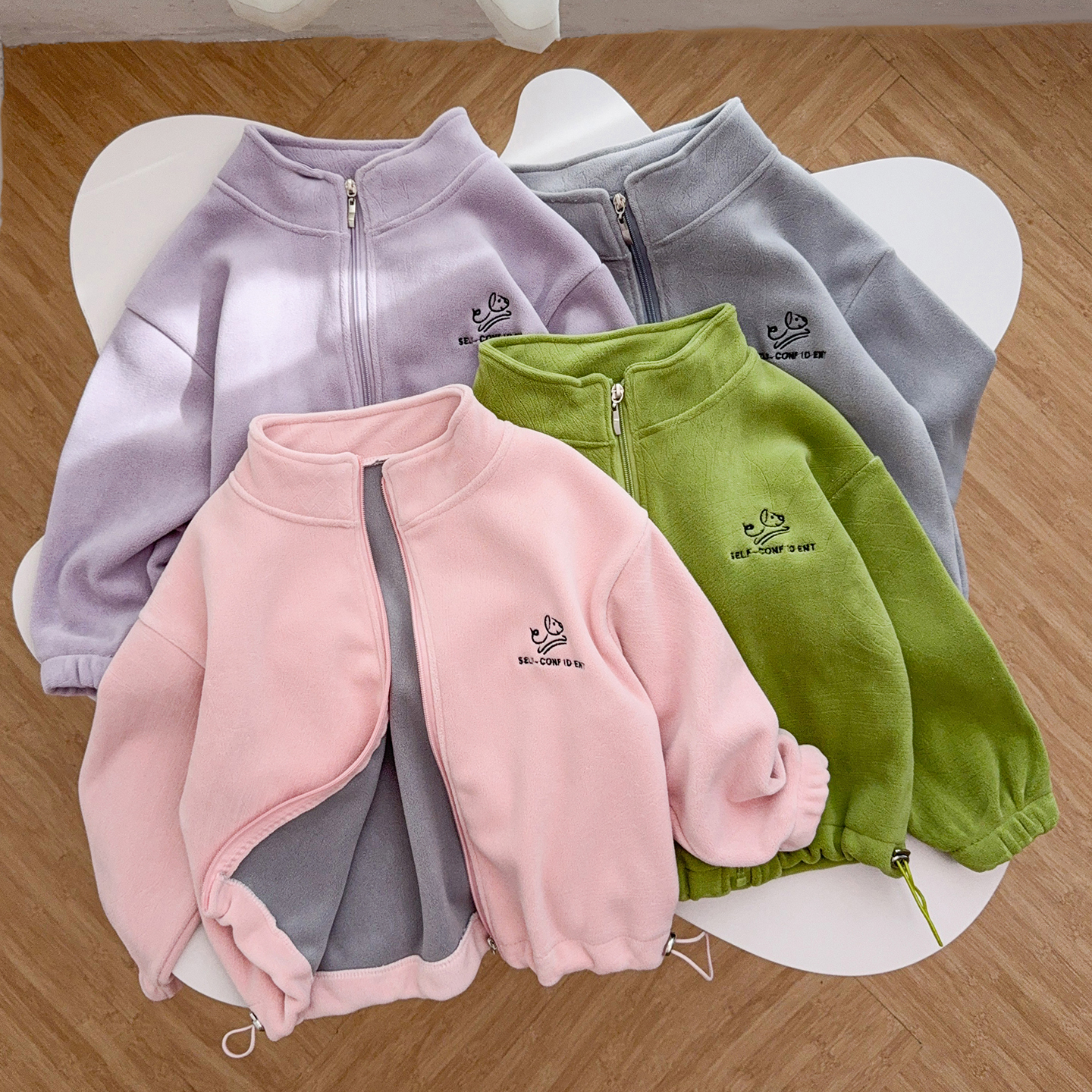 儿童双面奥粒绒外套2025冬季新款