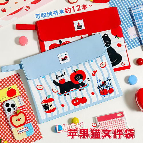 高颜值大容量多功能便携式文件袋