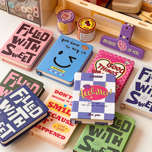 美式复古口袋本小号笔记豆豆本