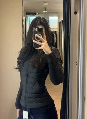 羽绒服女款冬季内胆女黑
