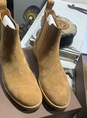 切尔西男时尚英伦风靴Chelsea boots male个性潮磨砂皮春夏马丁靴