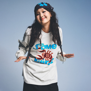 SOMETHING by COC CUBE垂钓俱乐部印花长袖