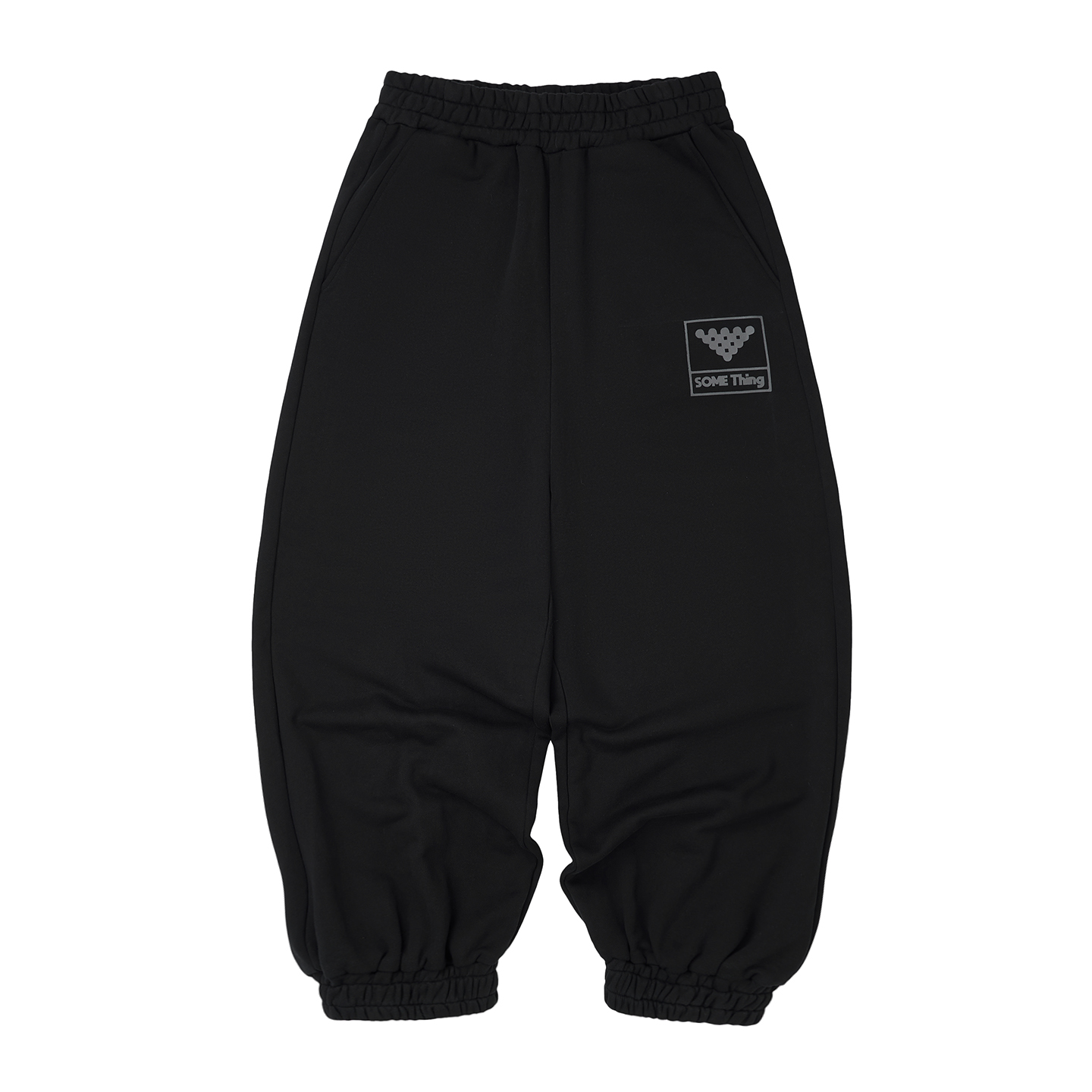 SOMETHING超宽松垮裆卫裤