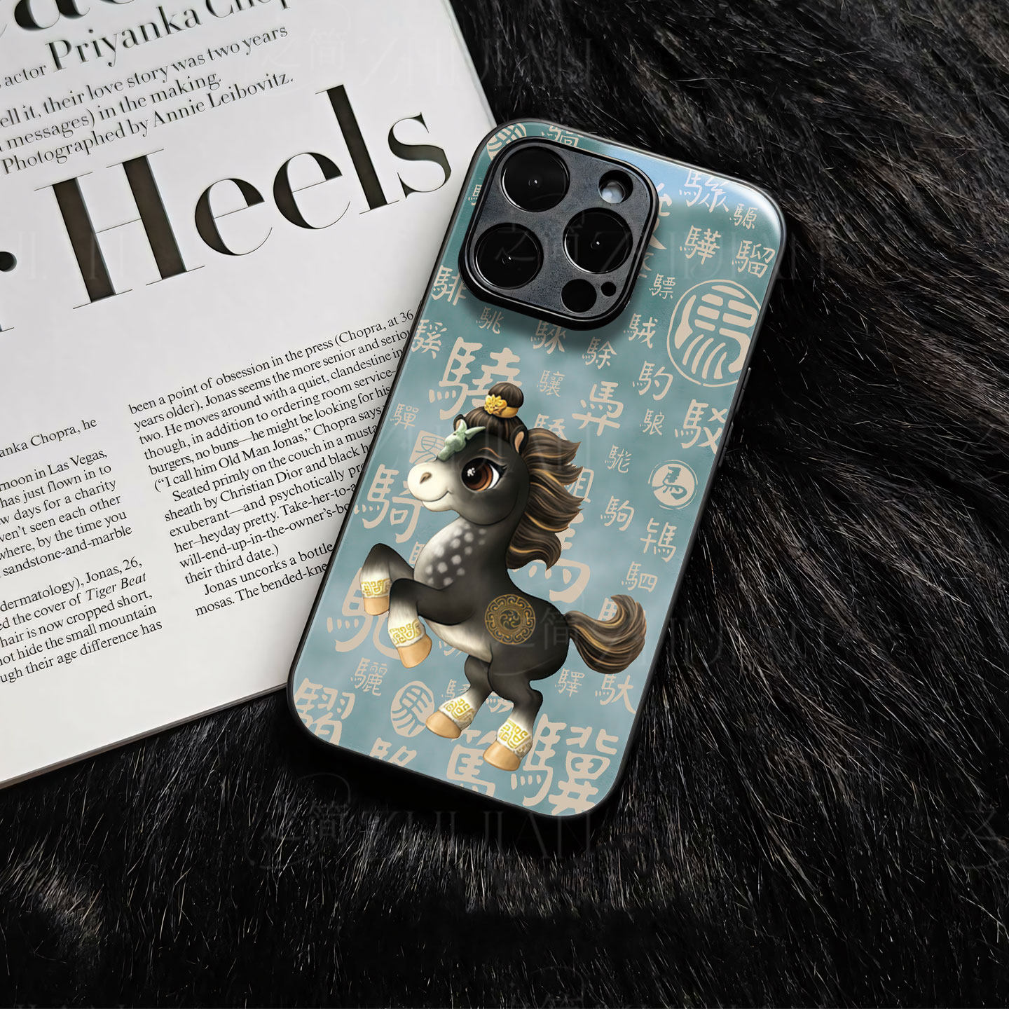 苹果17promax马年玻璃手机壳马年新年祝福有钱适用苹果华为三星S25PLUS红米K90PROMAX小米15至尊三星S25ULTRA