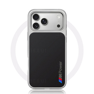 宝马MPower大孔黑框玻璃磨砂磁吸碳纤纹手机壳适用苹果iphone17promax华为小米15PROMATE60PROMATE70PRO小米1