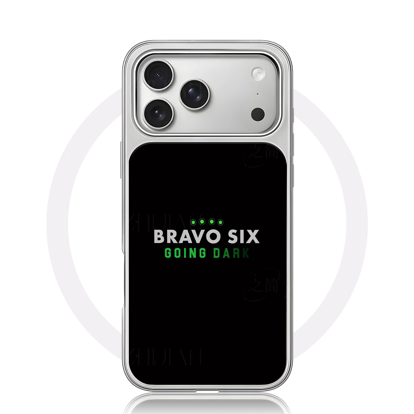 彩虹六号标语大孔黑框玻璃磨砂磁吸碳纤纹手机壳适用苹果iphone17promax华为MATE60PRO小米17PROMAX小米15PRO