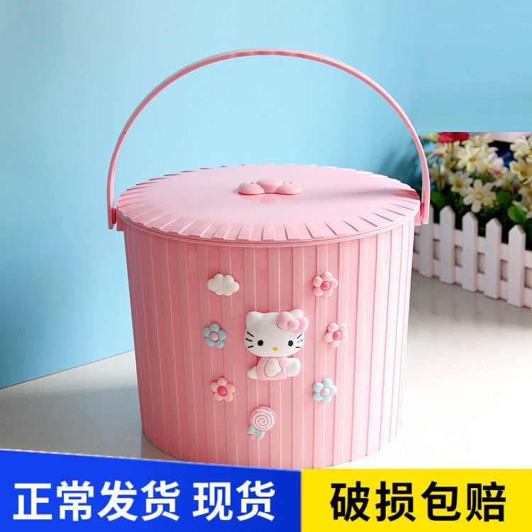 家居水桶塑料桶水桶用储水小可盖坐钓鱼加厚凳带儿童玩具收纳桶用
