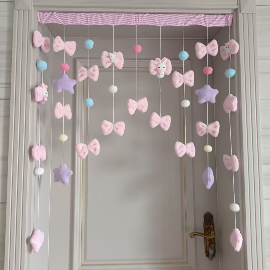 卡通门帘卧室房间隔断帘子