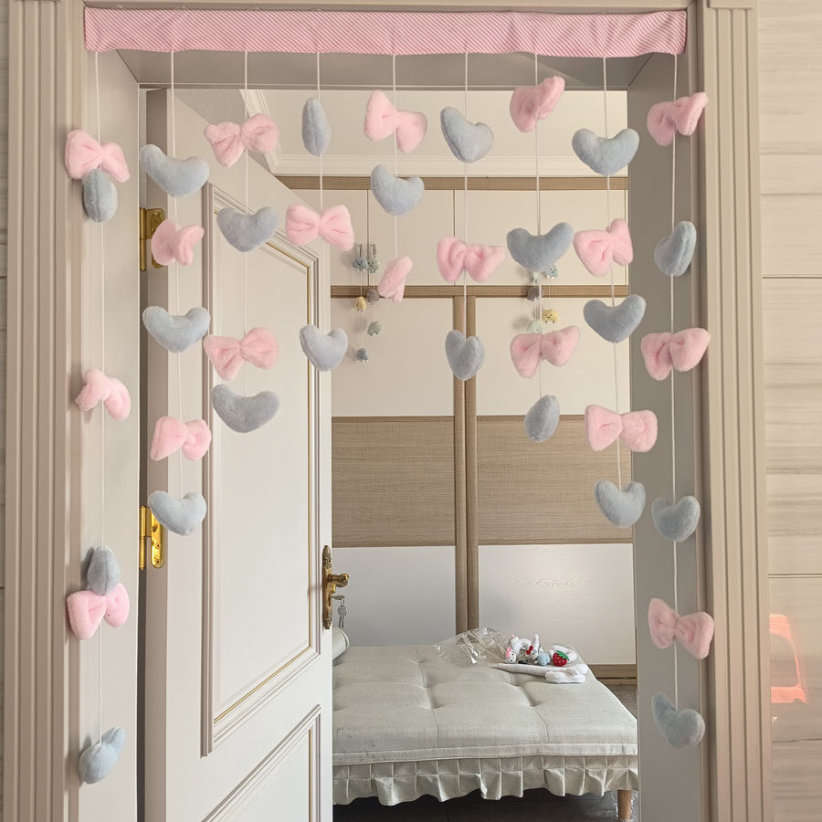 卡通门帘卧室房间隔断帘子