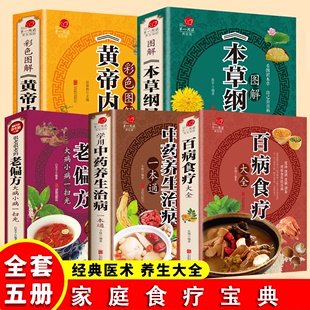 百病食疗大全 彩图解中医养生大全食谱调理四季 家庭营养健康保健饮食养生菜谱食品食补书 百病食疗大全书正版 彩图加厚版 正版