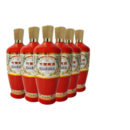 荣耀500ml6瓶套装国产竹叶青酒