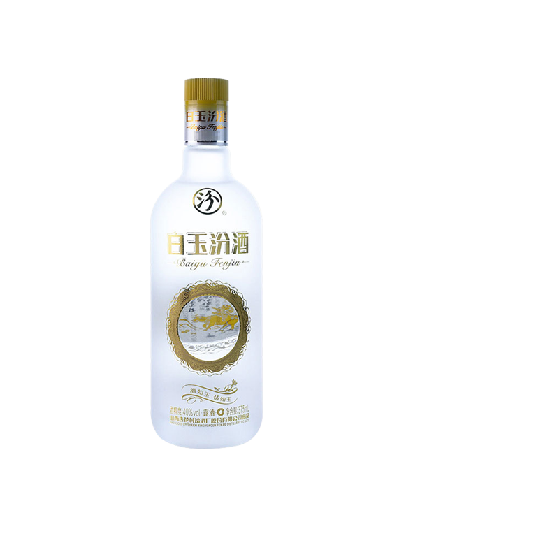 白玉汾酒375ml40度光瓶