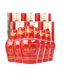 汾酒53度醇柔老白汾酒475ML整箱礼盒6瓶装 山西杏花村酒清香型白酒