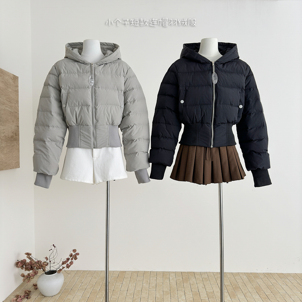 R*O同款90白鸭绒加厚羽绒服