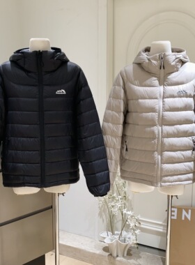 明星同款 FENGXUELANG2025年冬季轻薄90绒连帽羽绒服外套男女