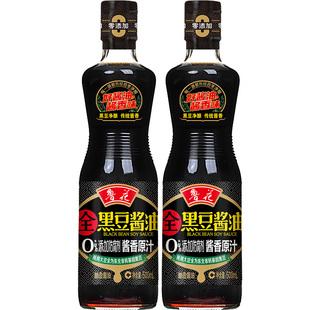 鲁花黑豆酱油酱香原汁酱油500ml 厨房调料 鲁花直营