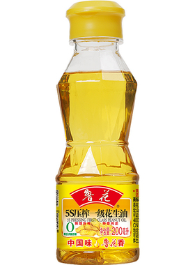 【鲁花直营】鲁花5S压榨一级花生油200ml