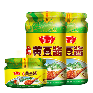 鲁花黄豆酱728g 208g炒菜拌面调料酱下饭酱 鲁花直营
