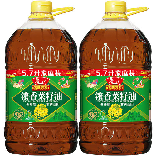 香飘万家低芥酸菜籽油