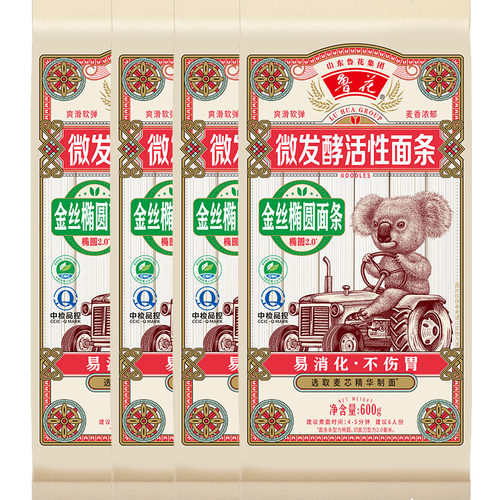鲁花考拉系列金丝椭圆面条