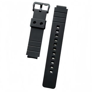 时刻美手表表带2108型号同款表带凸口橡胶手表带18mm