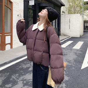 092-2551撞色羽绒服P255控388图片