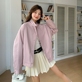 现货好卖092-2506粉色短外套P145控218，女装短外套，浙宝092