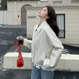 现货蛋白PU皮衣B092-2606-P145-K238，女装短外套，浙宝092