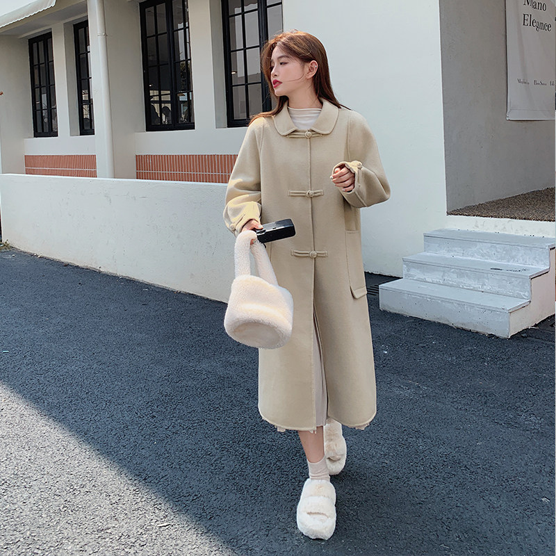 现货新款风双面呢子大衣092-2236-P325控458,女装毛呢外套,浙宝092