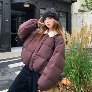 092-2551撞色羽绒服P255控388图片