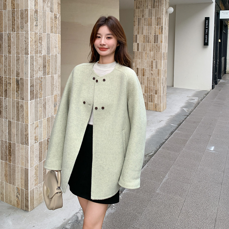 冬现货092-9236系带双面呢70毛P275K418,女装毛呢外套,浙宝092