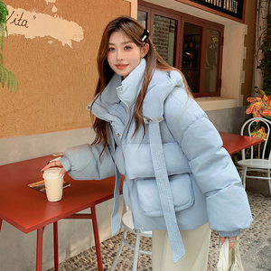 现货 092-9229蓝粉羽绒服P245K368含50%鸭绒图片