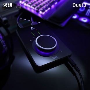 Duet3专业录音 器 现货Apogee 直播 解码 音频接口 叉烧网 声卡