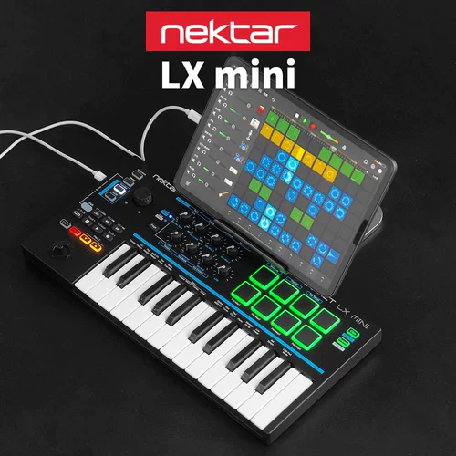 [Barbone] Nektar LX Mini 25 Ключ -переносные мобильные клавиатуры MIDI с барабанной площадкой