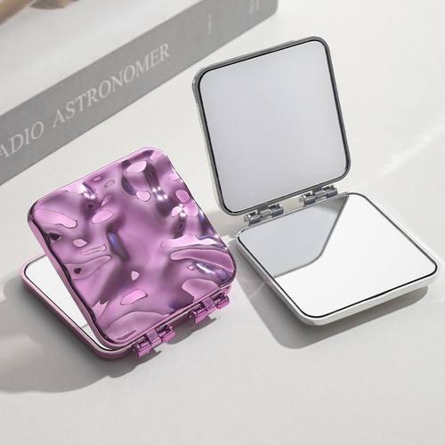 ins小镜子随身手持化妆镜学生宿舍家用迷你双面便携折叠梳妆镜子