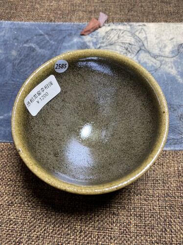 丞相龙窑柴烧建盏束口口径9.1cm高5.6cm重量166g容量140cc