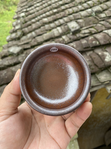 丞相龙窑柴烧建盏香炉口径8.5cm高3.7cm重量114g容量90cc