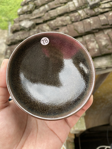 丞相龙窑柴烧建盏平口口径9.7cm高4cm重量166g容量100cc