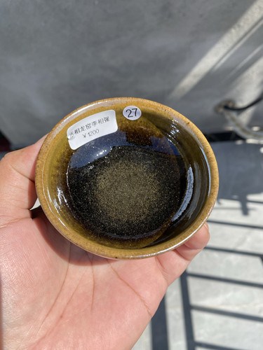 丞相龙窑柴烧建盏香炉口径8.4cm高3.8cm重量108g容量90cc