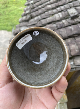 丞相龙窑柴烧建盏束口口径9cm高5.5cm重量166g容量140cc