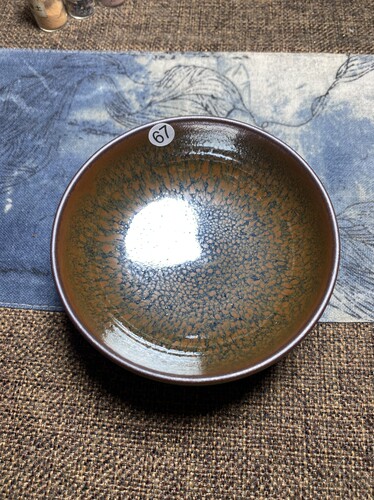 丞相龙窑柴烧建盏香炉口径9.4cm高4.1cm重量179g容量130cc